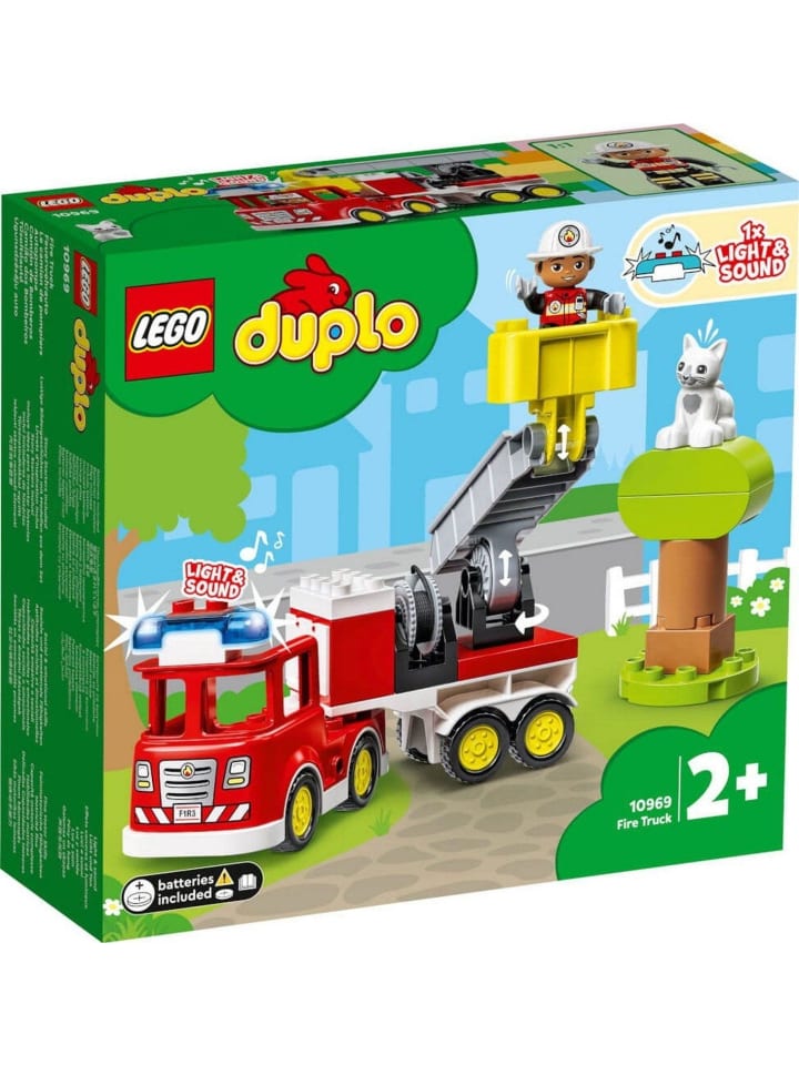 duplo LEGO® DUPLO Town 10969 Feuerwehrauto in Mehrfarbig ab 2 Jahre günstig kaufen onesize