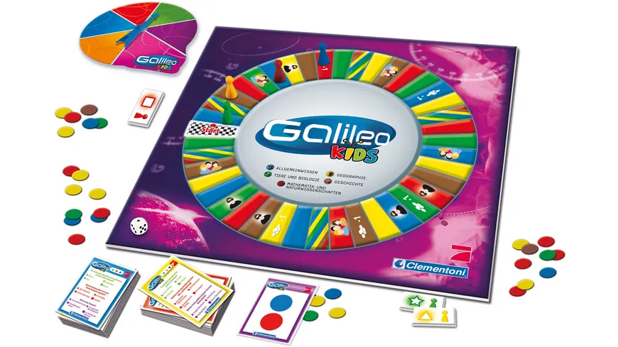 Clementoni - Galileo Kids - Das grosse Wissens-Quiz