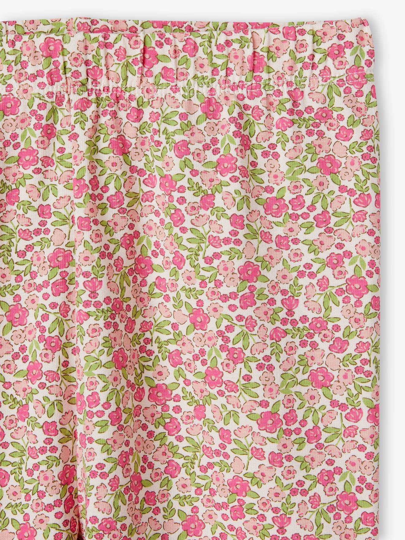 Vertbaudet 2er-Pack Mädchen Leggings BASIC - pack wollweiß kirschen