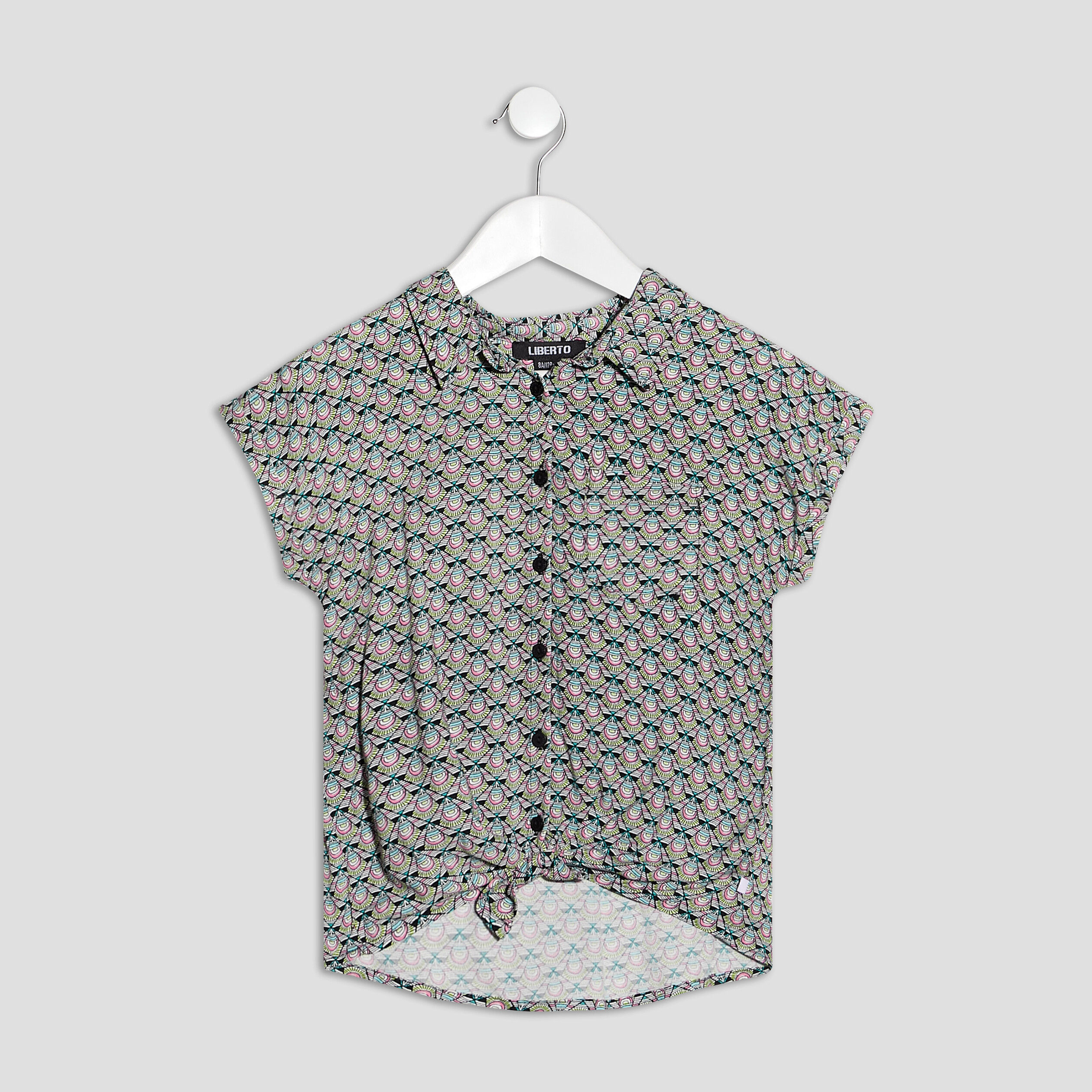 Chemise manches courtes ecru fille | La Halle