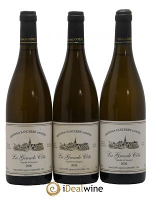 Sancerre La Grande Côte Pascal Cotat  2006 - Lot de 3 Bouteilles