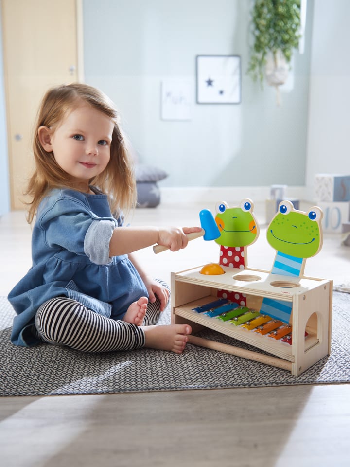 Haba Lernspielzeug verschiedene pädagogische Spiele in Froschkonzert günstig kaufen onesize