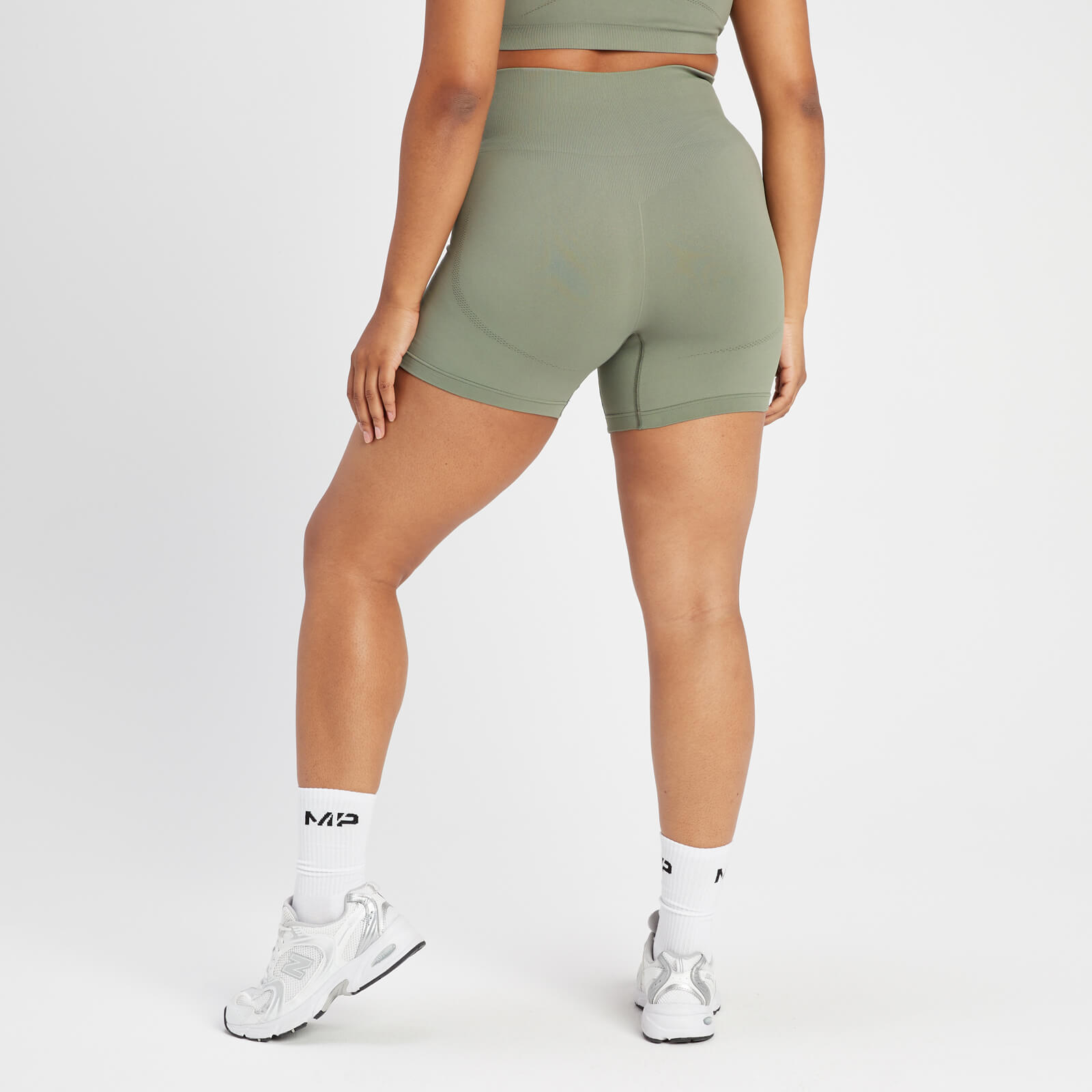 Short moulant sans coutures MP Rest Day pour femmes – Taupe foncé