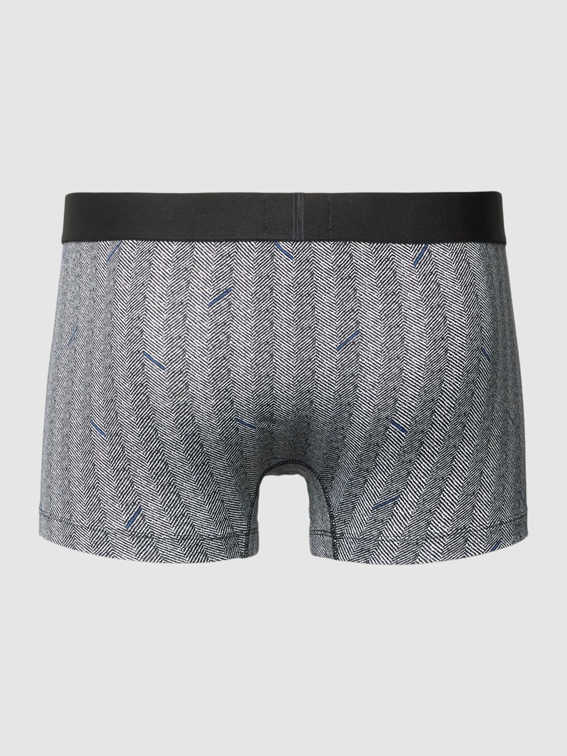 Trunks mit elastischem Label-Bund in mittelgrau
