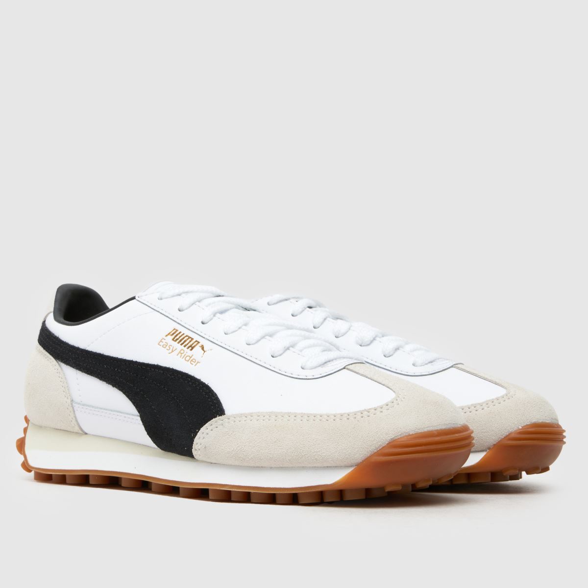 PUMA fehér és fekete easy rider vintage ifjúsági cipő