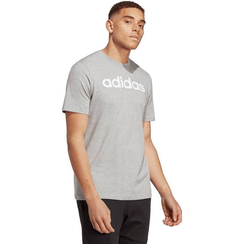 adidas ESSENTIALS LINEAR EMBROIDERED LOGO T-Shirt Herren