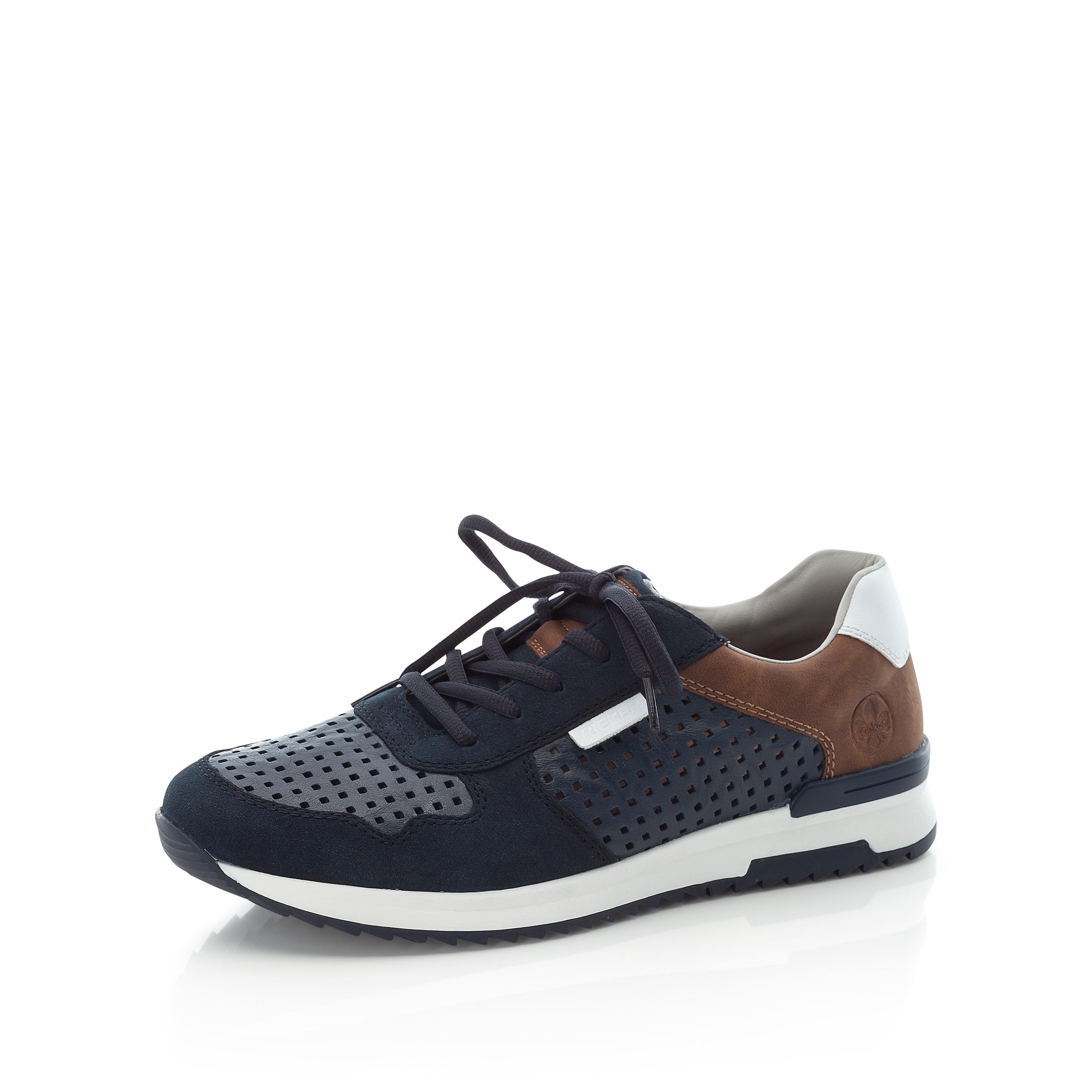 Rieker Herren Sneaker Low stahlblau