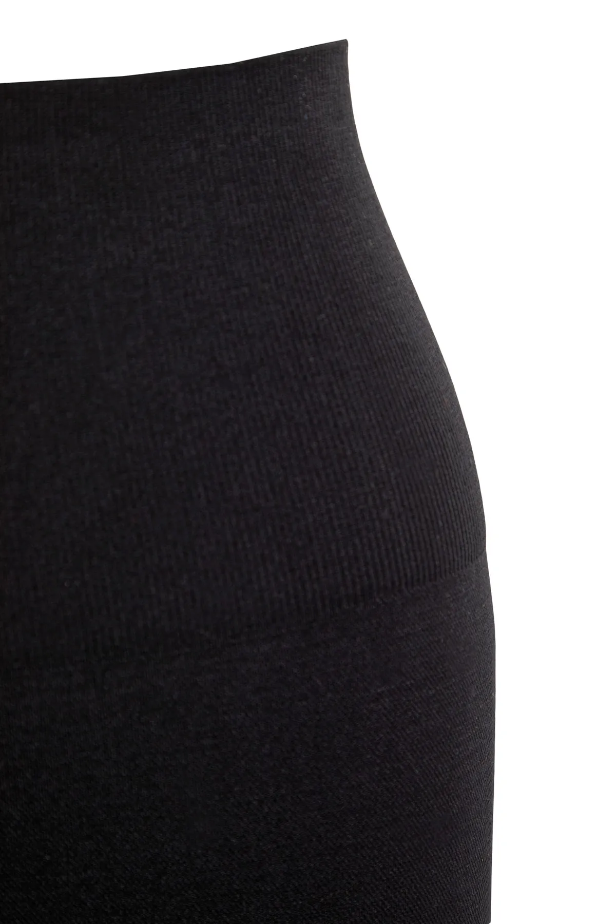 Trendyol Collection  Schwarze nahtlose/nahtlose Recovery-Strick-Sportstrumpfhose in voller Länge TWOAW23TY00027