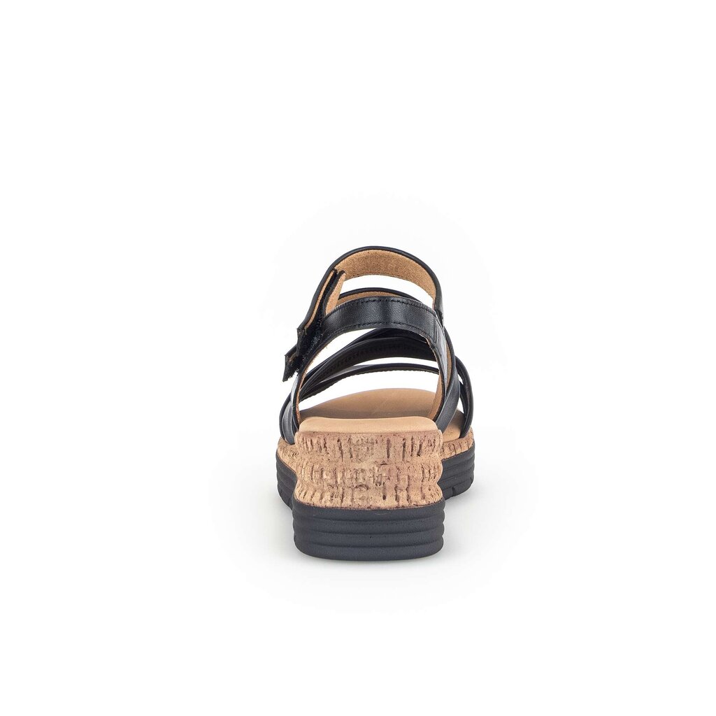 Gabor comfort Keilsandalette schwarz
