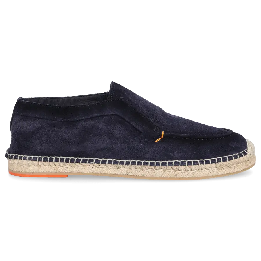 Santoni - Espadrilles 18405 Veloursleder - blau