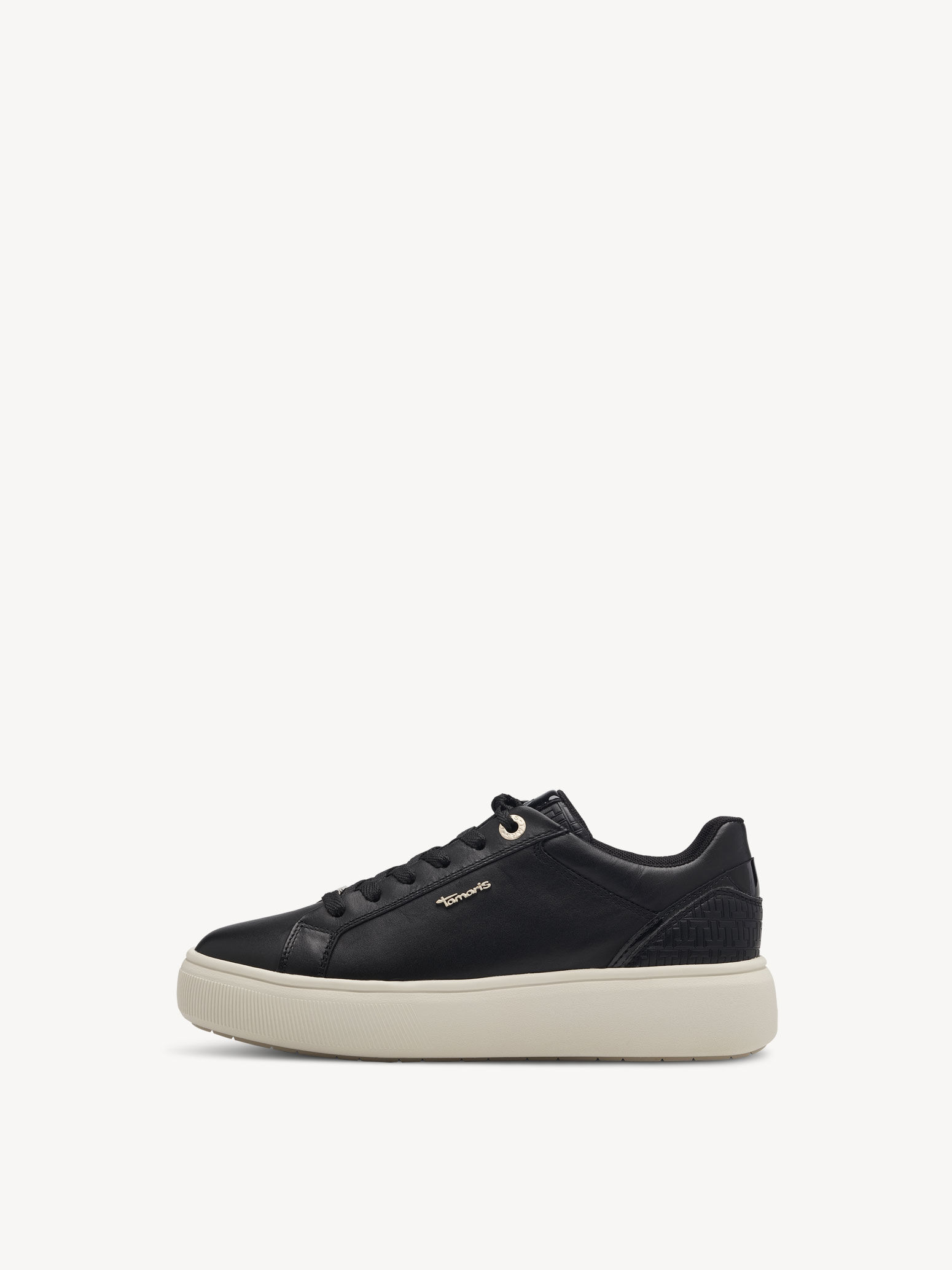 Basket en cuir - noir