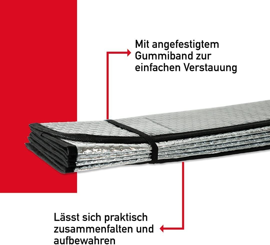 MORRENT Autosonnenschutz Frontscheibenabdeckung UV Sonnenschutz Windschutzscheibenabdeckung