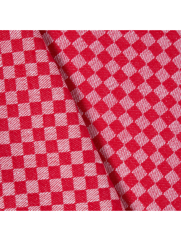 Sansibar 3-teiliges Set: Geschirrtuch Set in Rot günstig kaufen 50x70 cm