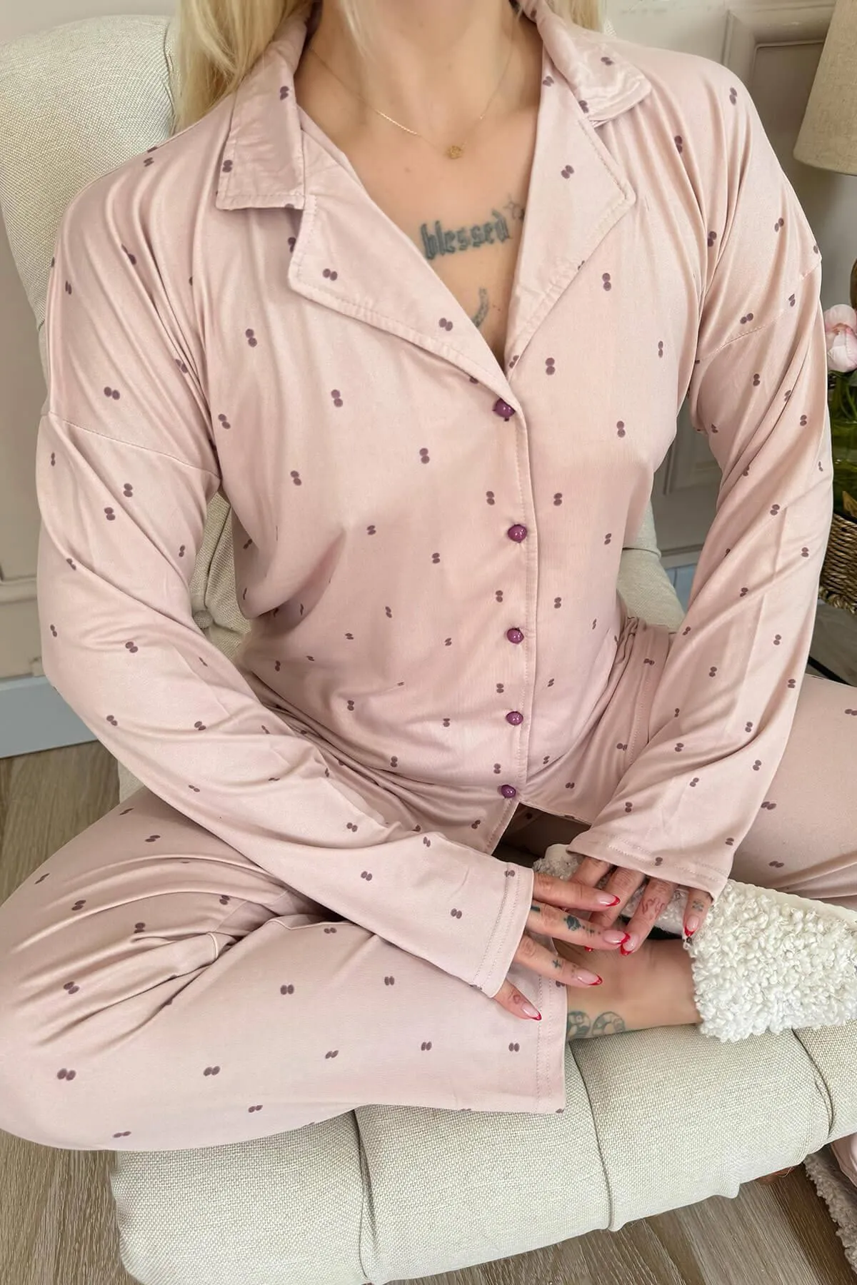 Pijamaevi  Pyjama set - Rosa - Muster