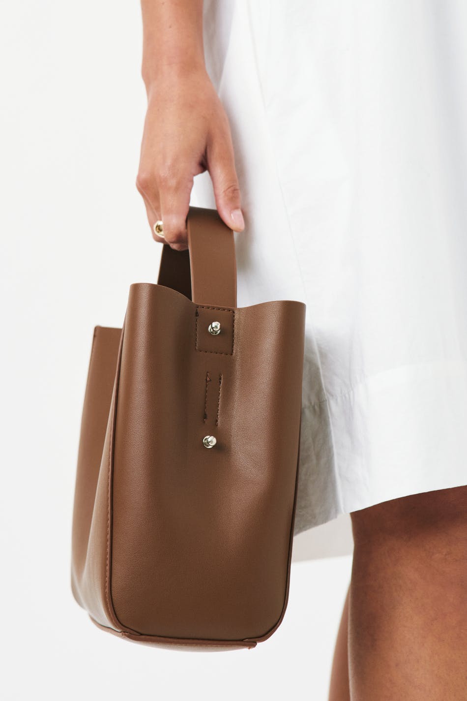 Pu midi bag