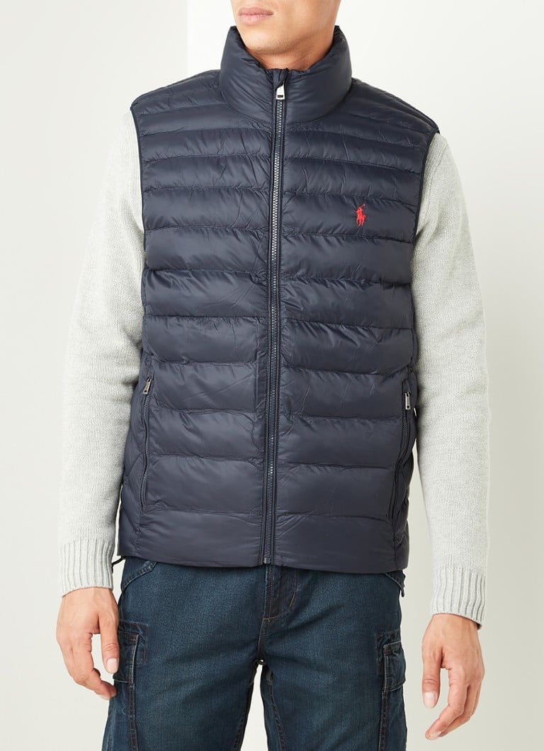 Ralph Lauren brezrokavnik z žepi na zadrgo