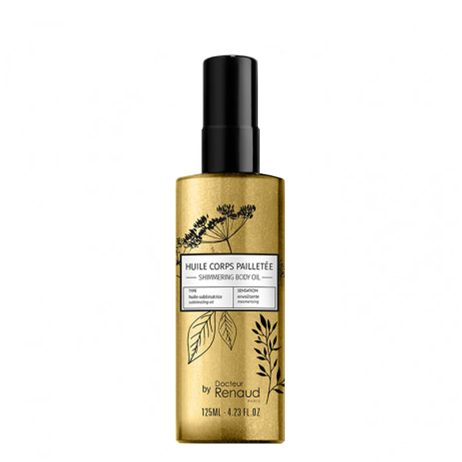 Docteur Renaud Huile Corps Pailletée Parfum Monoï 125 ml