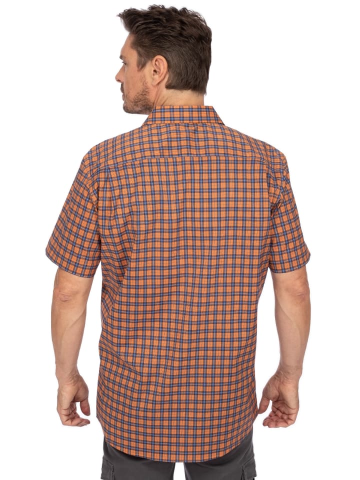 OS-Trachten Trachtenhemd 411000-4067 in orange günstig kaufen M