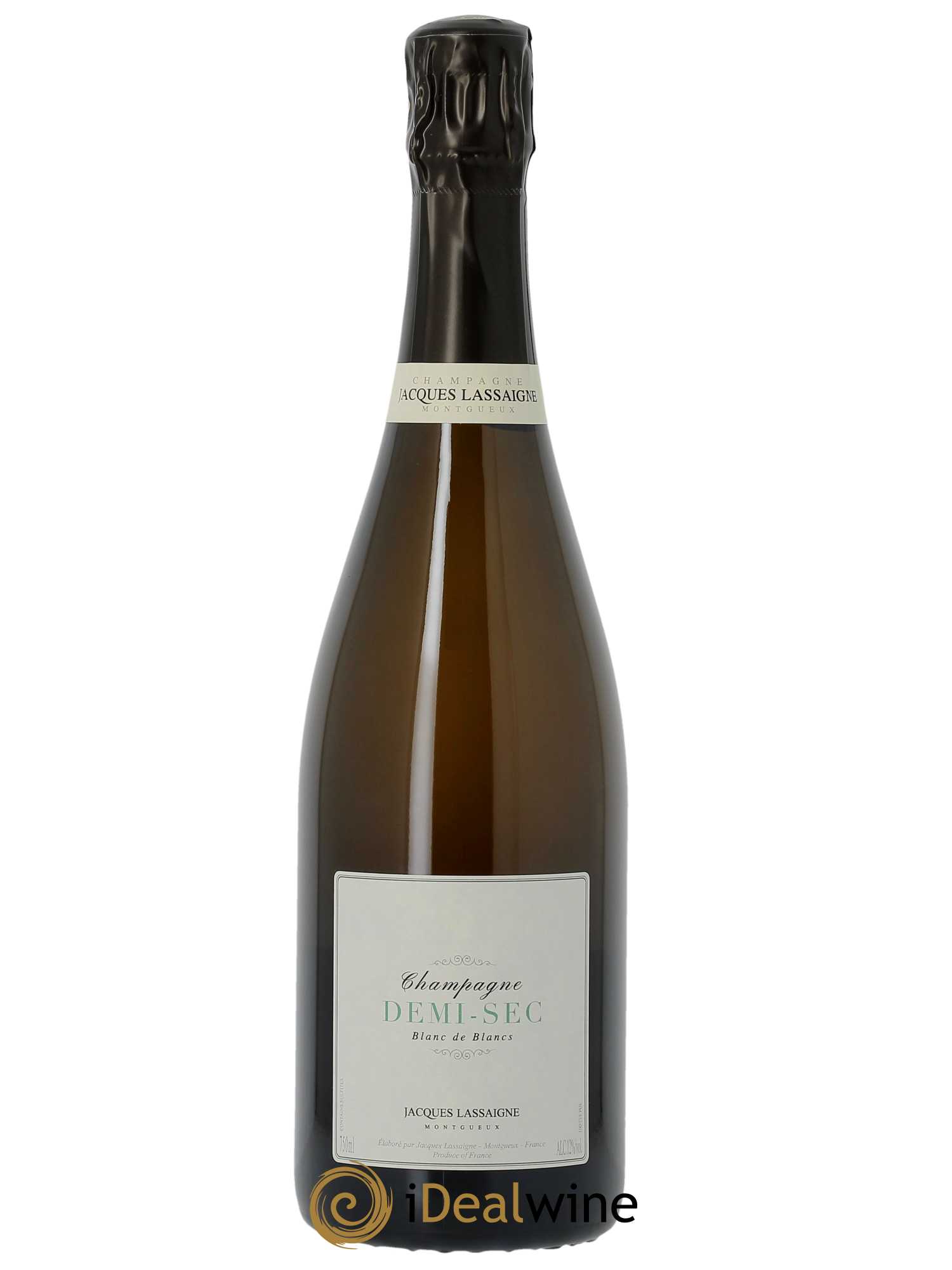 Demi-Sec Blanc de Blancs Jacques Lassaigne   - Lot de 1 Bouteille
