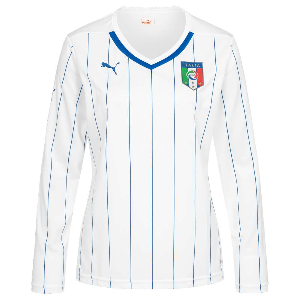 Italien FIGC PUMA Damen Langarm Auswärts Trikot 744247-02