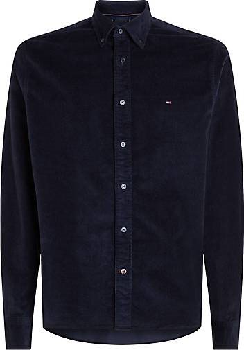 TOMMY HILFIGER Herren Cordhemd FLEX SOLID Regular Fit