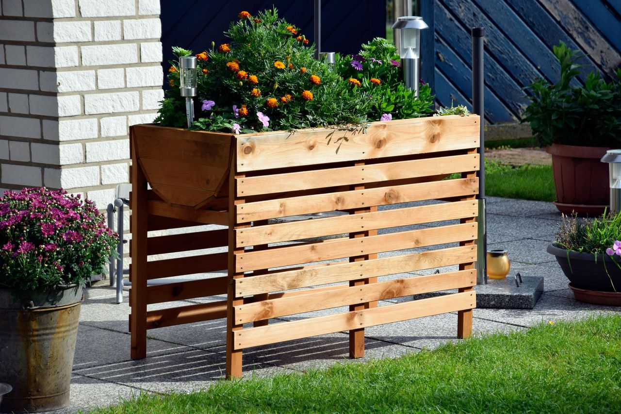 dobar Hochbeet inkl. Pflanzfolie, braun, Gr.XL