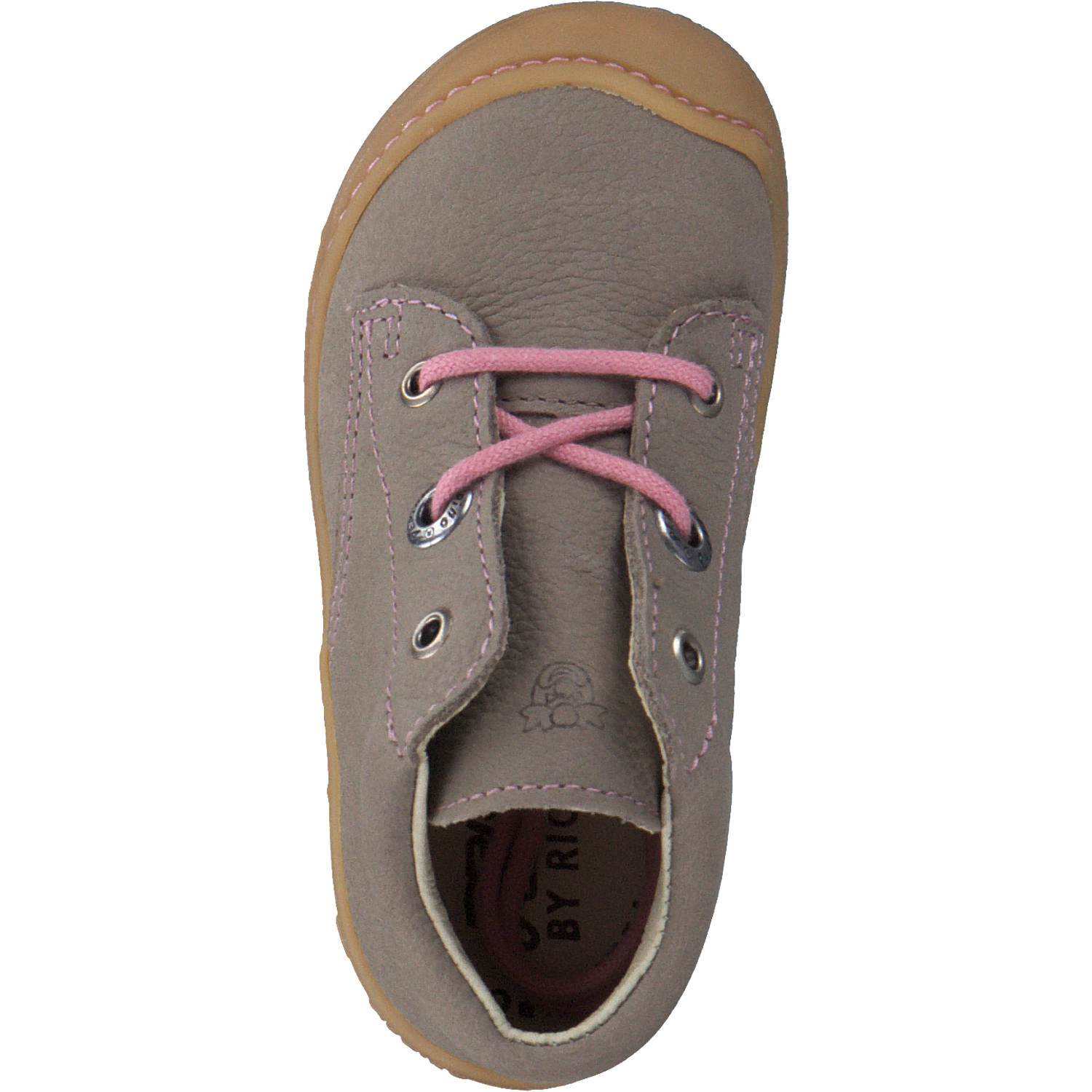 Ricosta Cory 1200102 W, Lauflernschuhe, Kinder, kies/rosa
