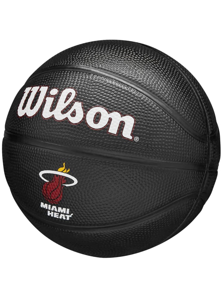 Wilson Wilson Team Tribute Miami Heat Mini Ball in Schwarz günstig kaufen 3