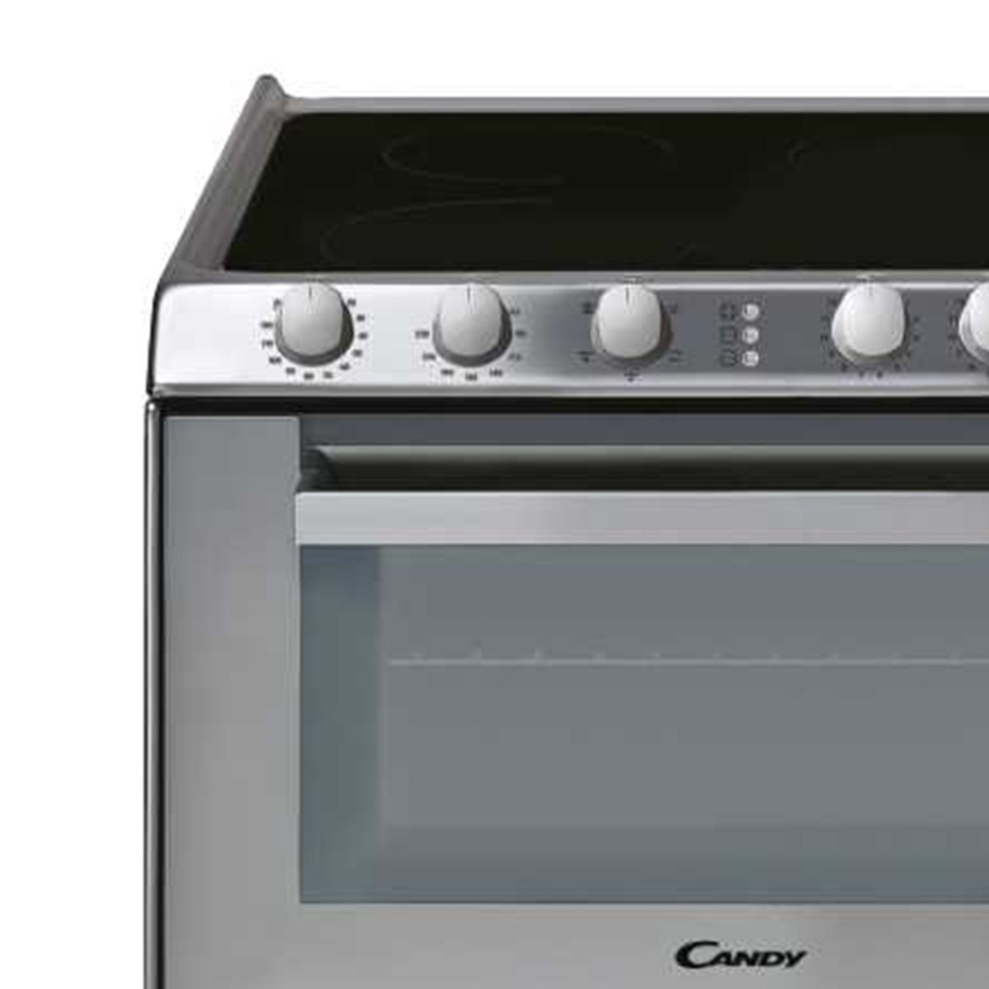 Candy Standgeschirrspüler edelstahl, TRIOVXNT/1, 8 l, 6 Maßgedecke, Trio – Kochfeld, Backofen und Geschirrspüler, Umluft Backofen