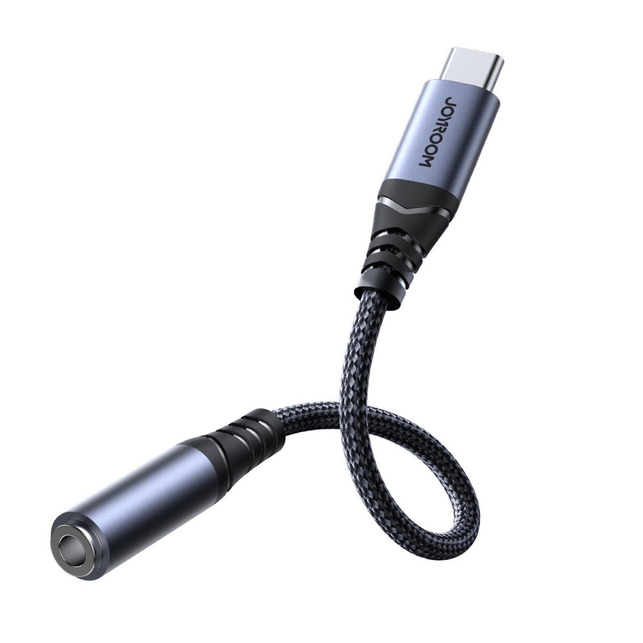 Joyroom Audio Adapter USB-C DAC-Adapter auf 3,5-mm-Miniklinke – Schwarz