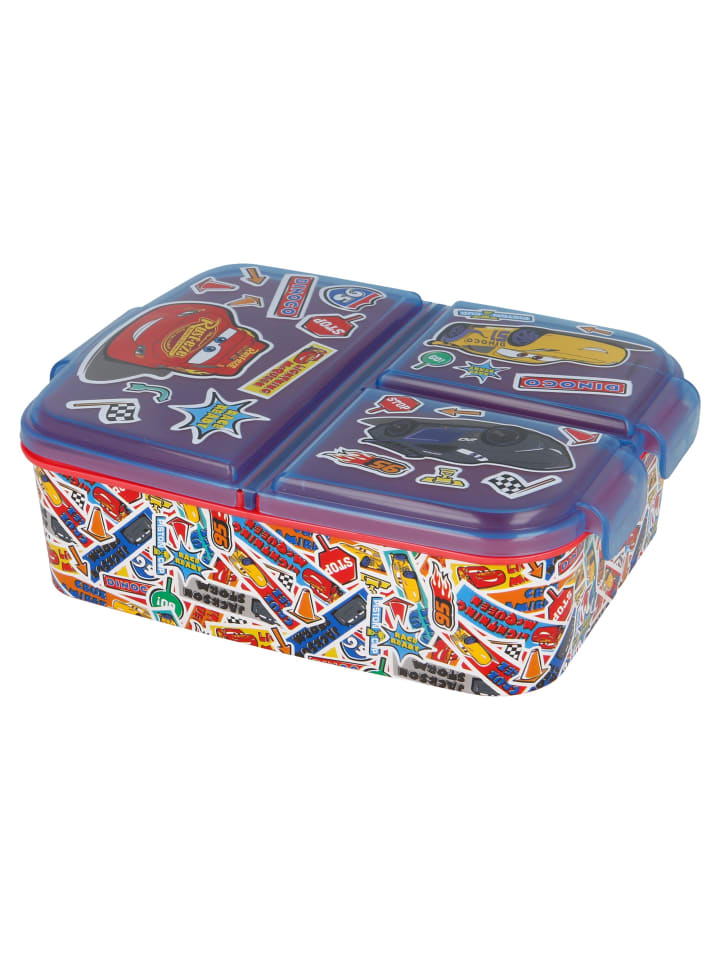 Disney Cars Brotdose Disney Cars mit 3-Fach-Unterteilung in Bunt günstig kaufen 5,5