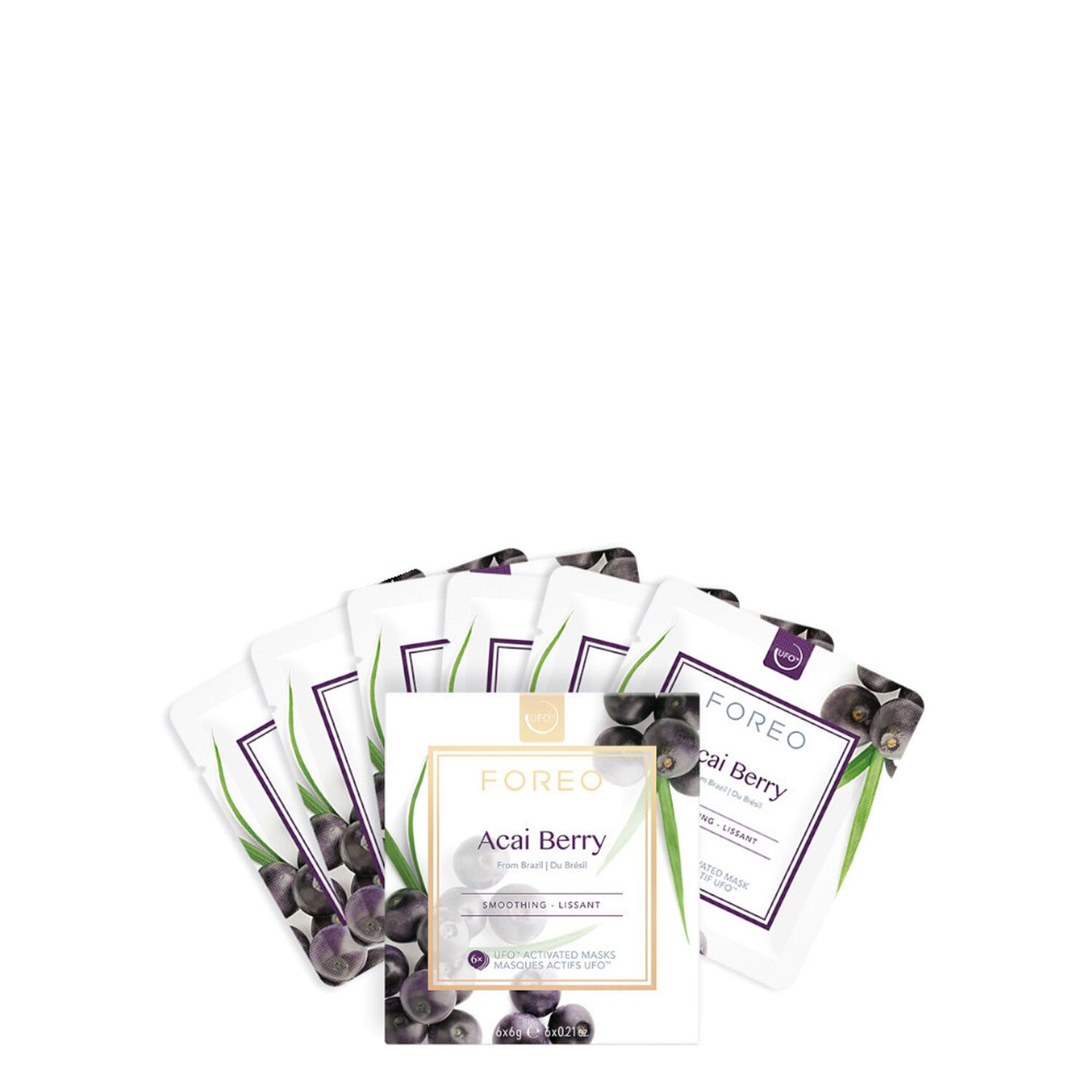 Foréo UFO™ Acai Berry Masque Lissant x6