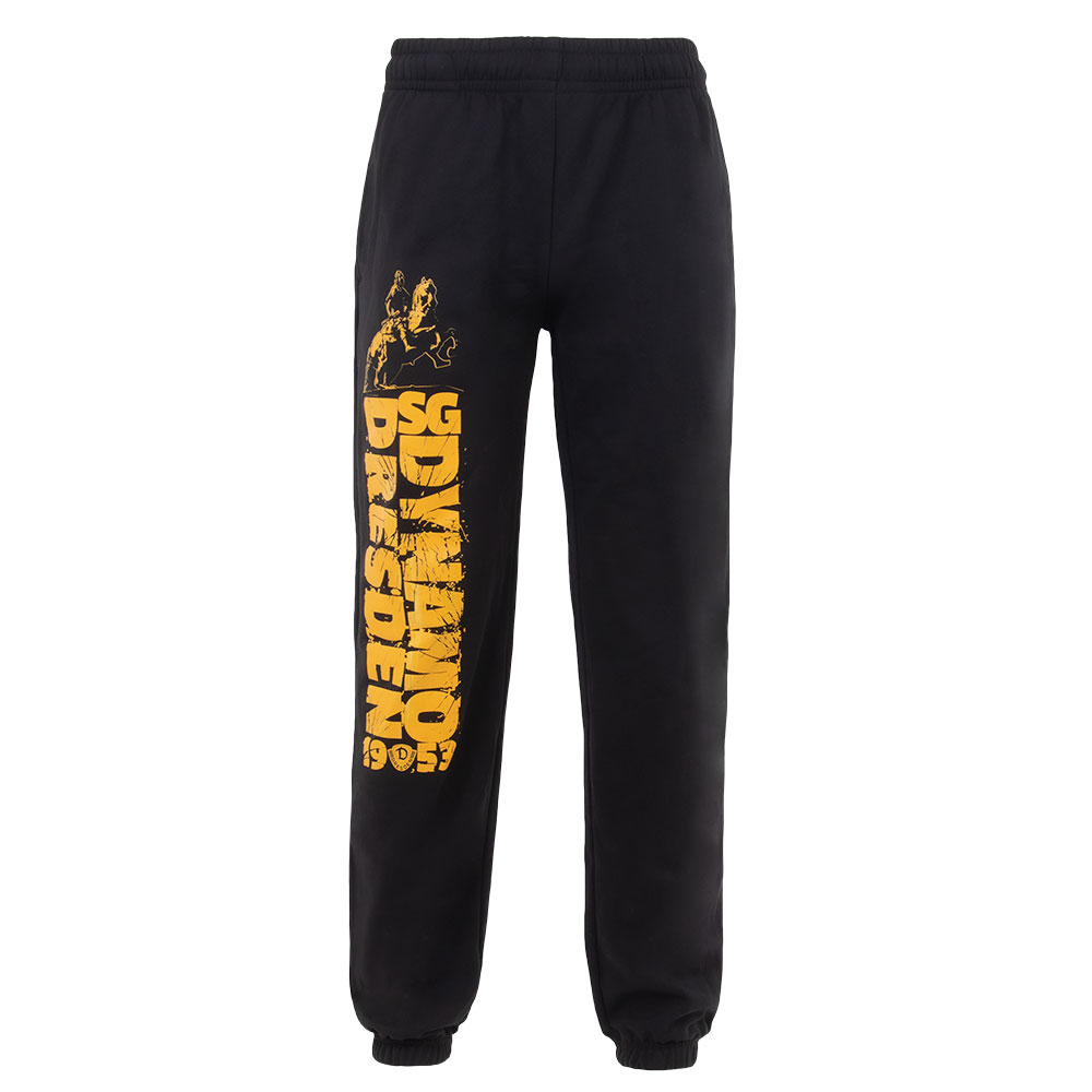 Herren Jogginghose Goldener Reiter schwarz