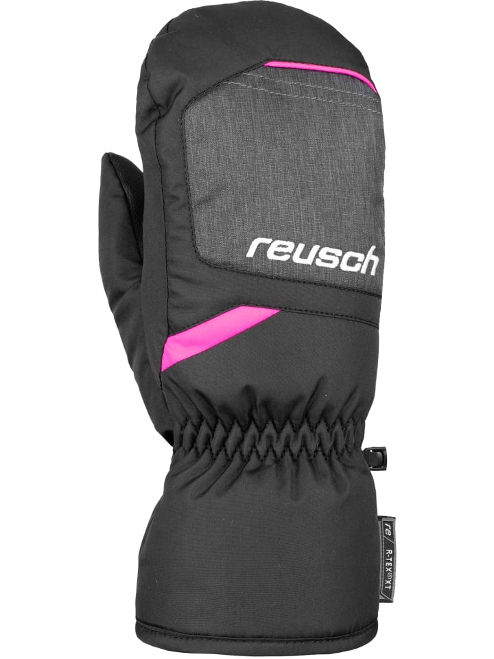 Reusch Fäustling Bennet R-TEX® XT Junior Mitten in blck/blck melang/pink glo günstig kaufen 6