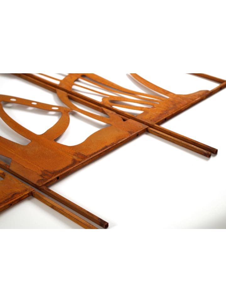 kobolo 5tlg. Set Gartendekoration SCHILF in Braun günstig kaufen onesize
