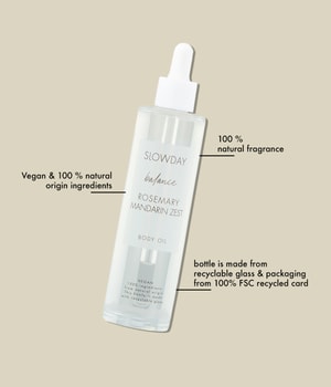 SLOWDAY Balance Rosemary & Mandarin Zest Körperöl-100 ml