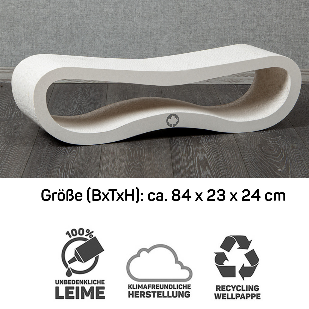 Canadian Cat Company Kratzbretter & Kratzpappen Canadian Cat Company Kratzbrett Orbit 2.0 weiß