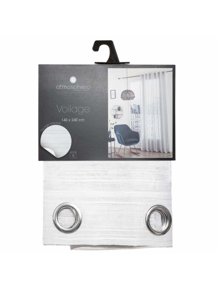 Atmosphera Créateur d'intérieur Fenstervorhang in weiß günstig kaufen onesize