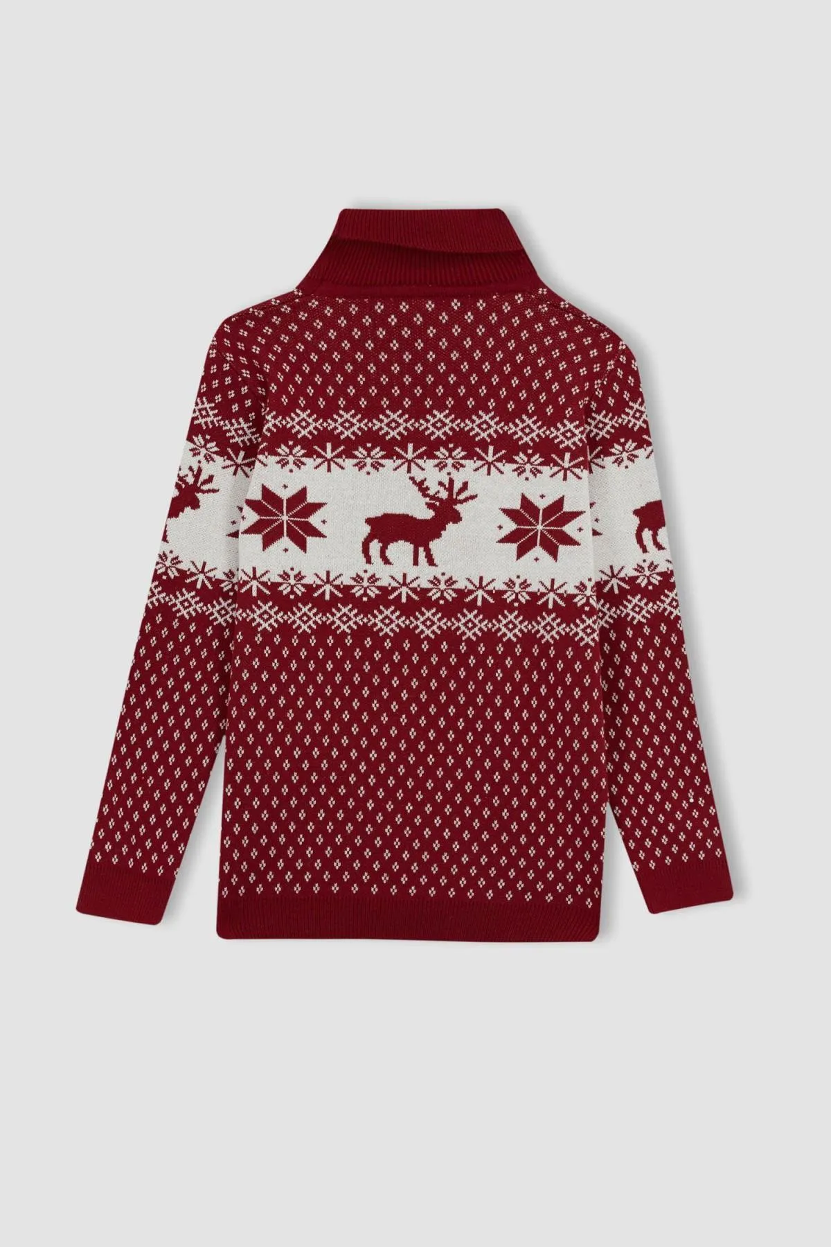 DeFacto  Rollkragenpullover mit Weihnachtsmotiv für Jungen