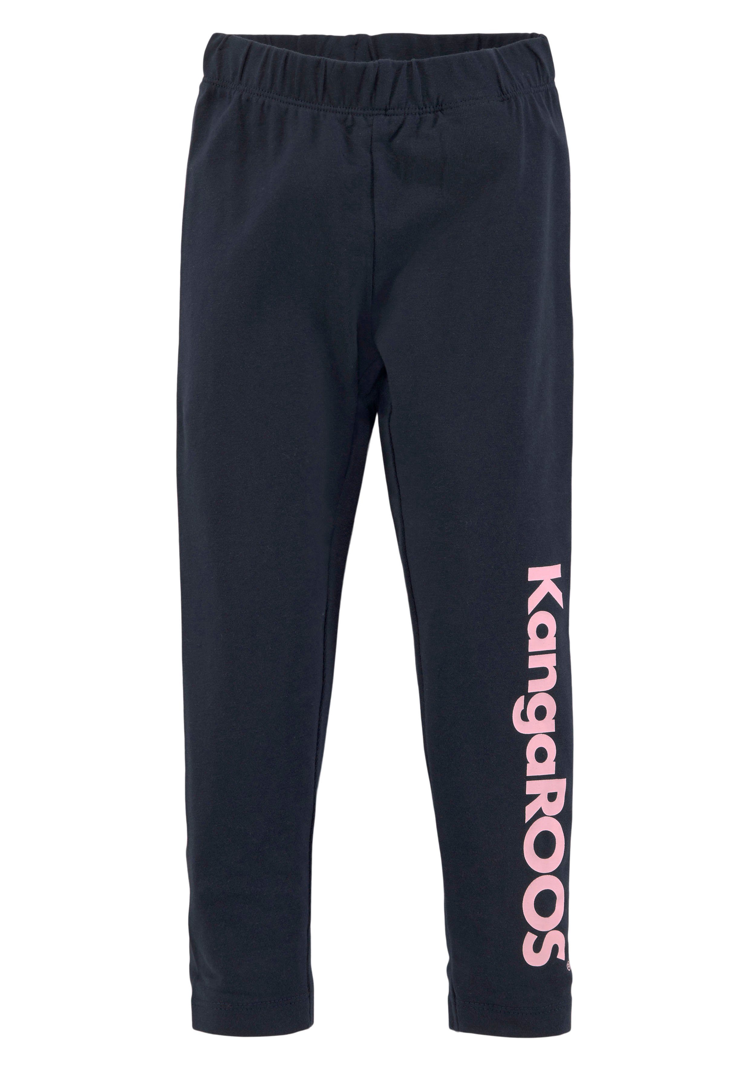 KangaROOS Leggings (Packung, 2-tlg) mit Logo-Schriftzug