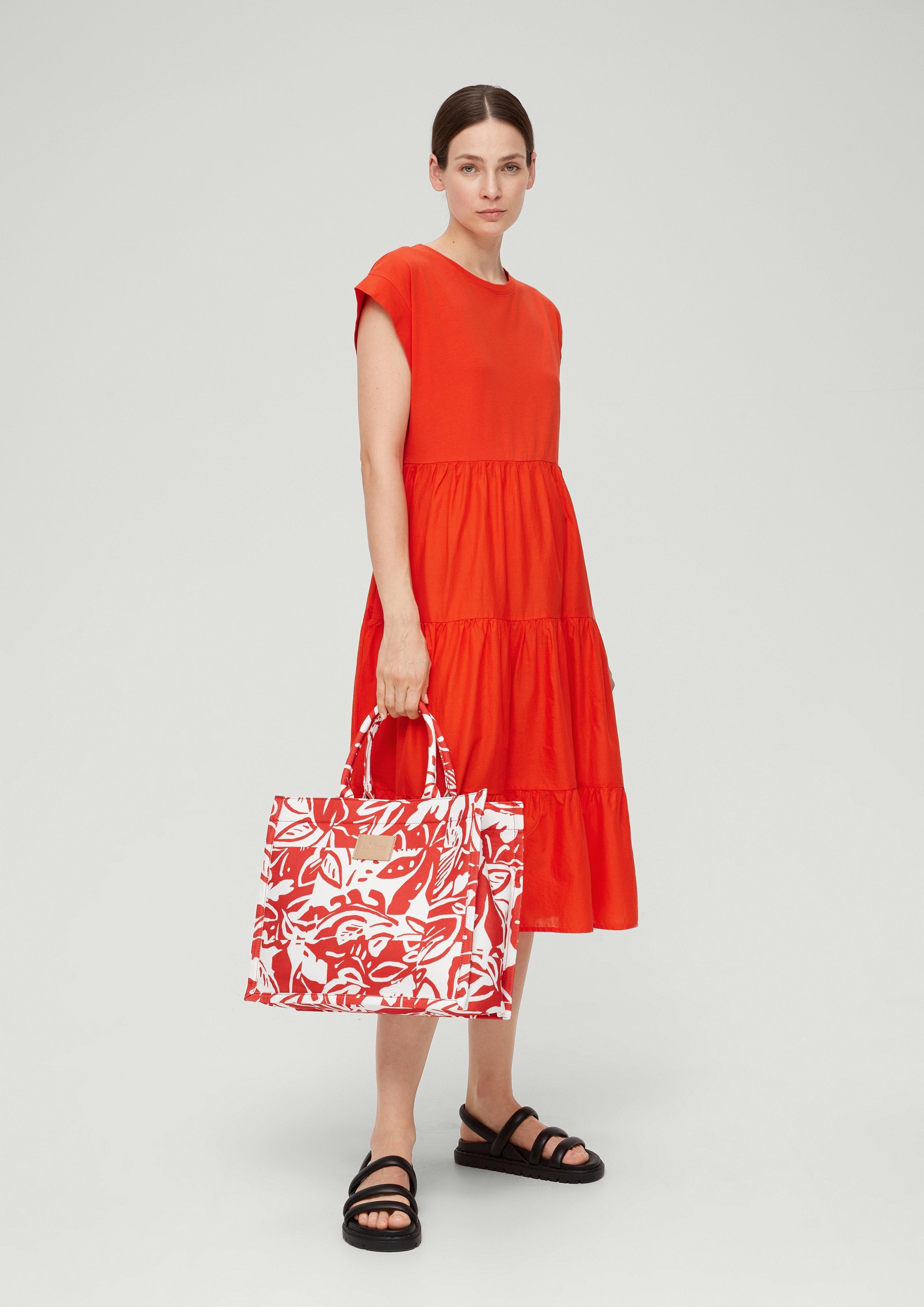 Baumwollkleid mit Volants  2132710-2550