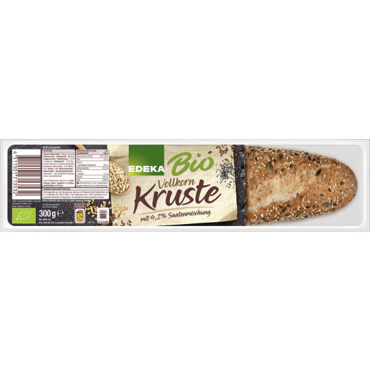 EDEKA Bio Vollkorn Kruste mit Saatenmischung 300G