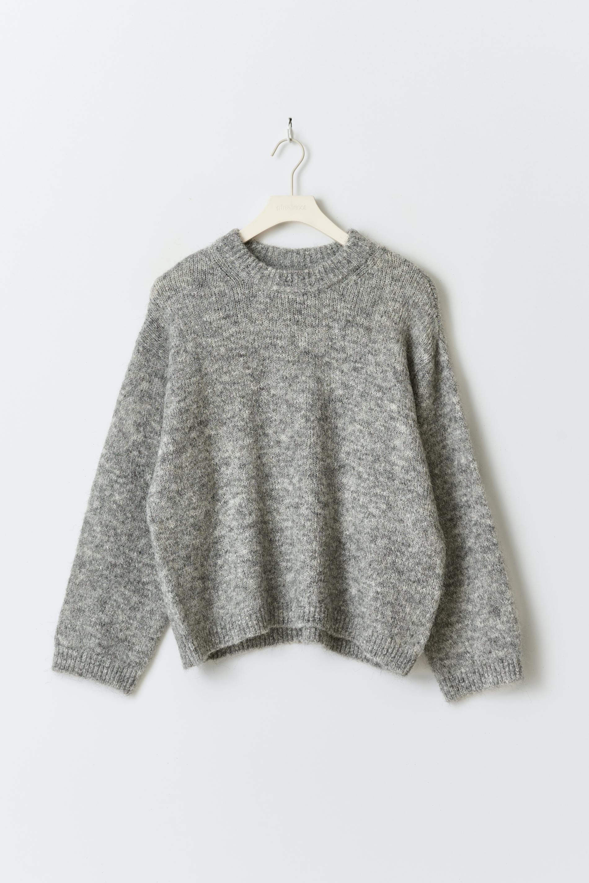 Boxy knitted sweater