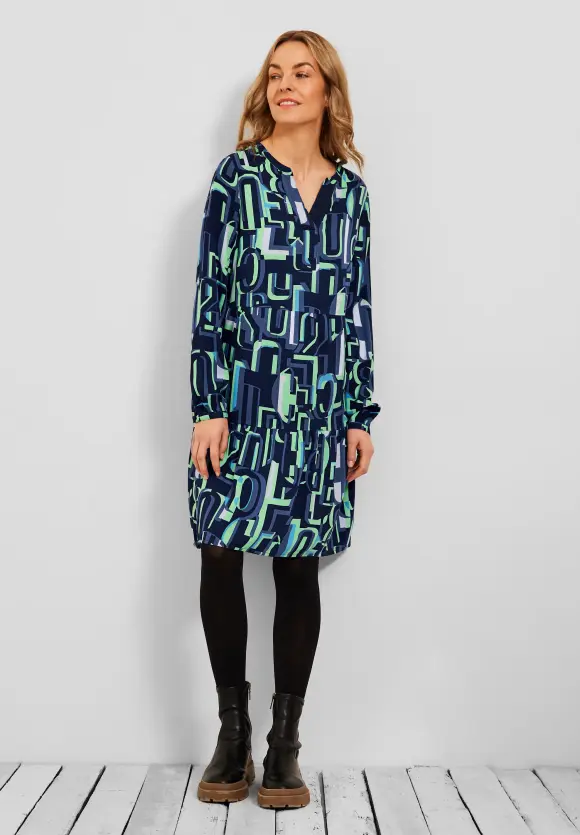 CECIL Kleid mit Allover Print