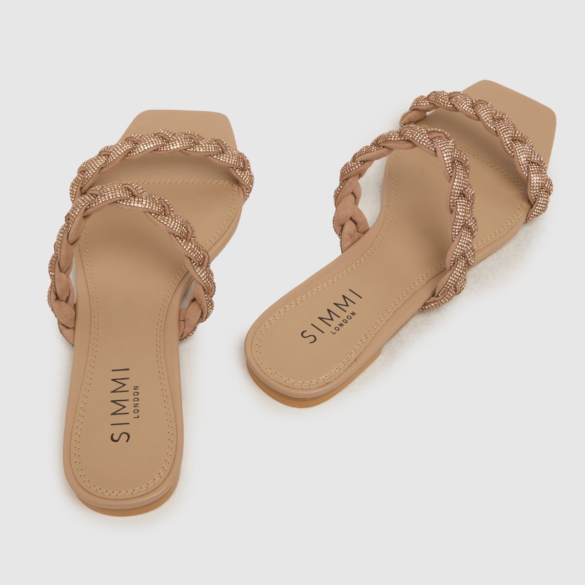 SIMMI hawaii bling szandál rozéarany színben