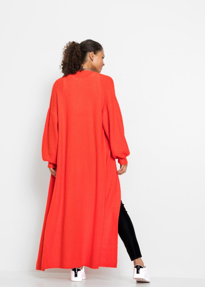 Longstrickjacke
