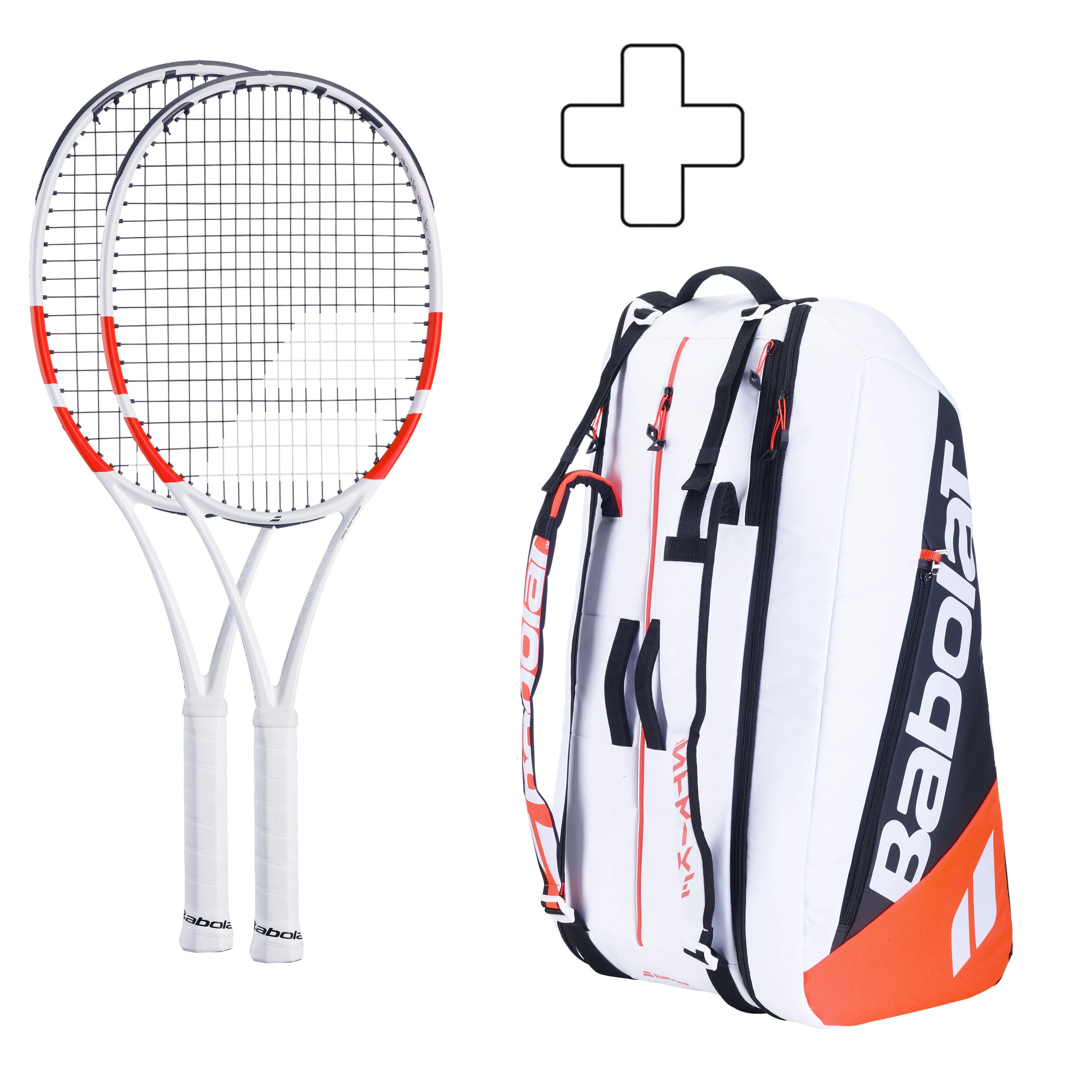 2x Pure Strike 100 Plus Schlägertasche