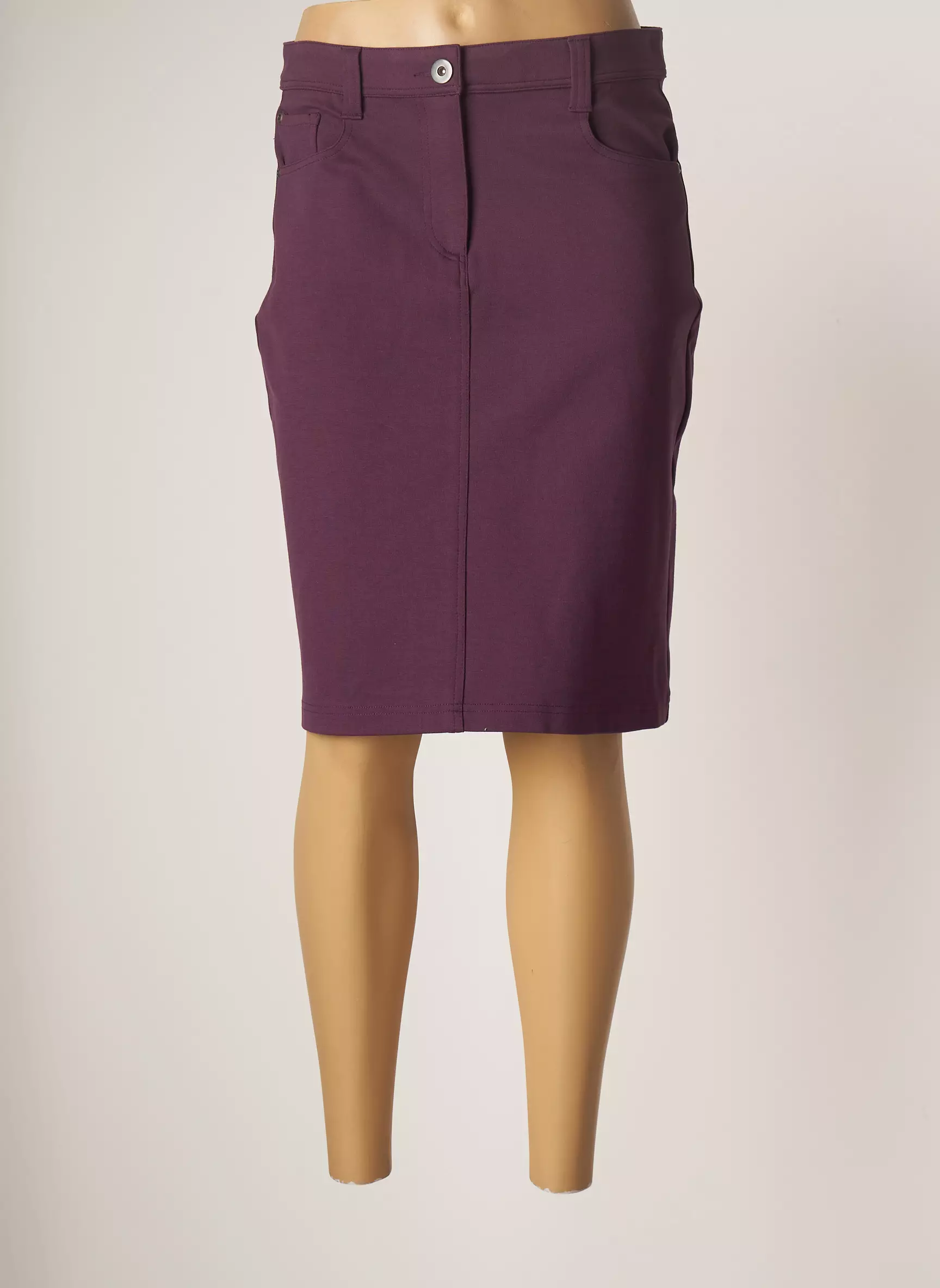Griffon Jupes Mi Longues Femme couleur violet