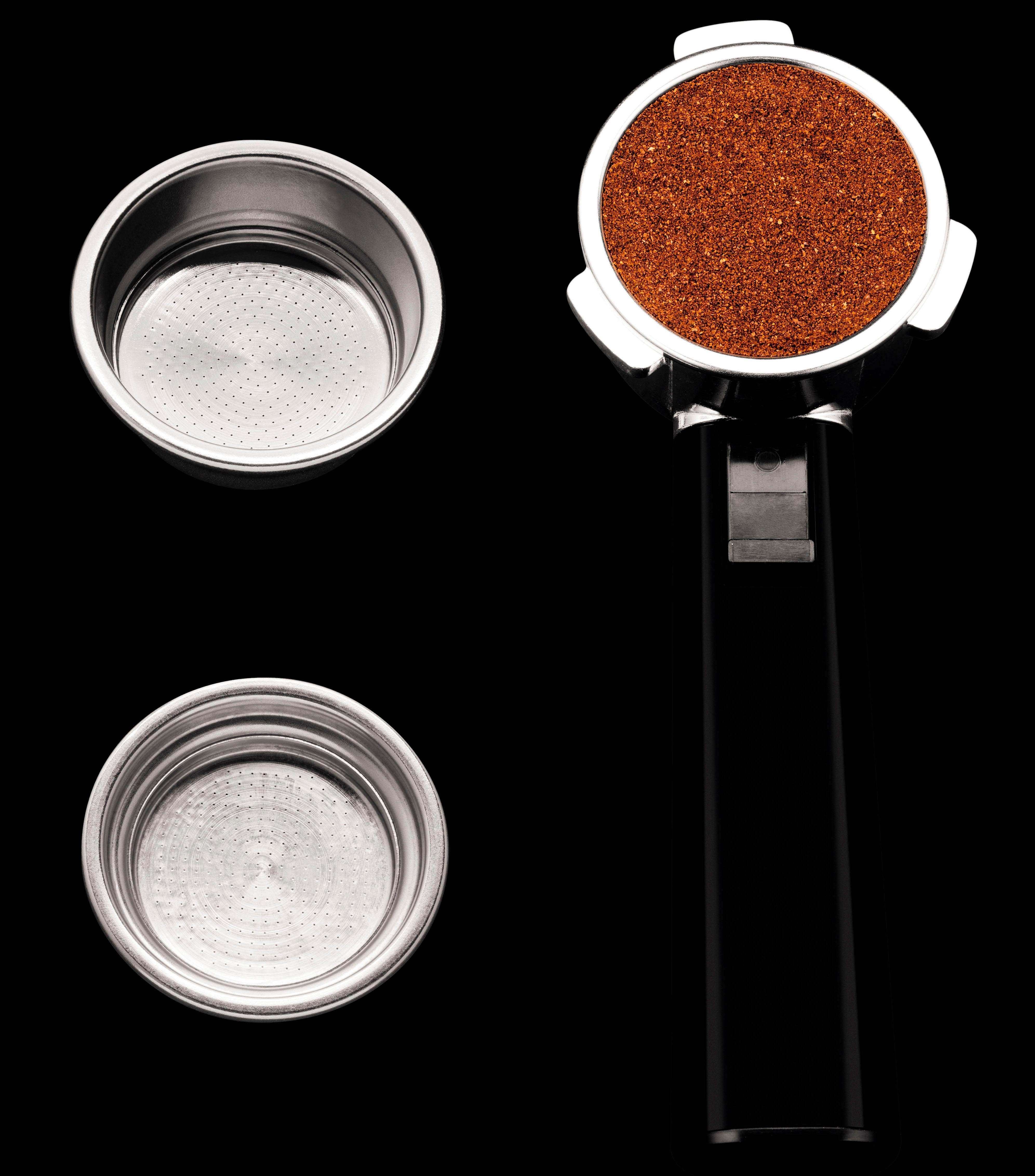 Krups Espressomaschine Calvi Steam & Pump XP3440, Edelstahl, 1 L Wassertank, Sehr kompakt, Schnelles Aufheizen