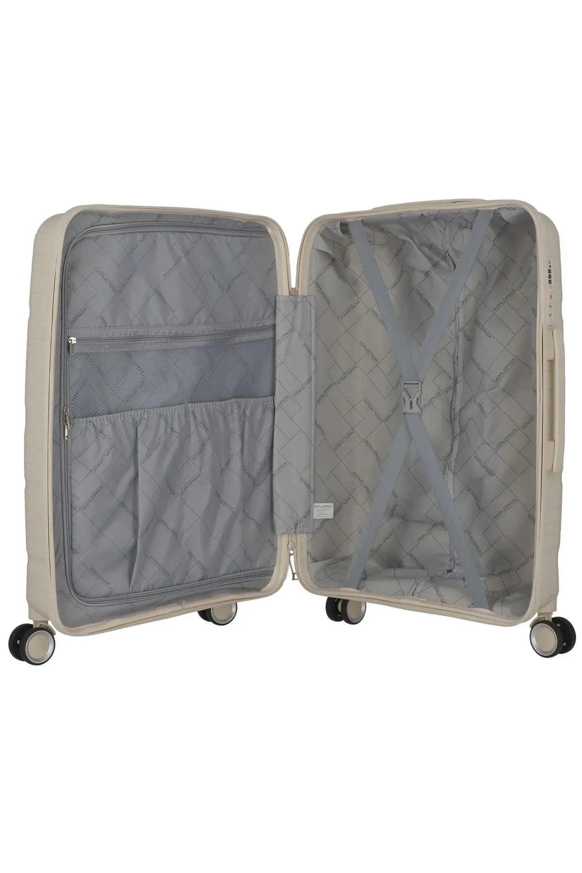 Worldpack  Koffer - Beige - Unifarben